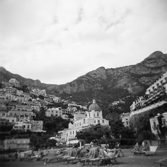 sunbathers, Positano